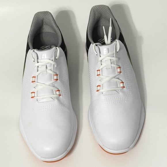 FootJoy Fuel Strato Lite Men's Spikeless Golf Shoes White 55443 Size 11.5 W - Picture 2 of 16